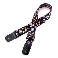 Sangle guitare enfant polyester pour ukulélé galaxie