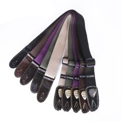 Sangle de guitare électrique de qualité supérieure, en coton - 4 couleurs au choix