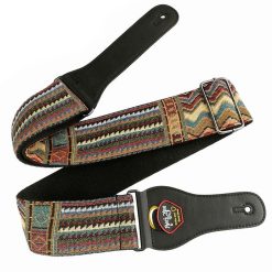 Sangle de guitare acoustique en coton de haute qualité - longueur réglable