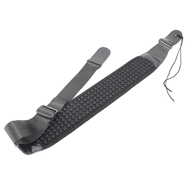 Sangle de guitare électrique réglable avec mousse 3D - 9cm de large livré avec 3 médiators