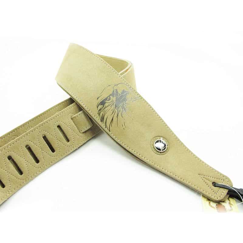 Sangle de guitare en daim quatre coloris au choix - modèle 2