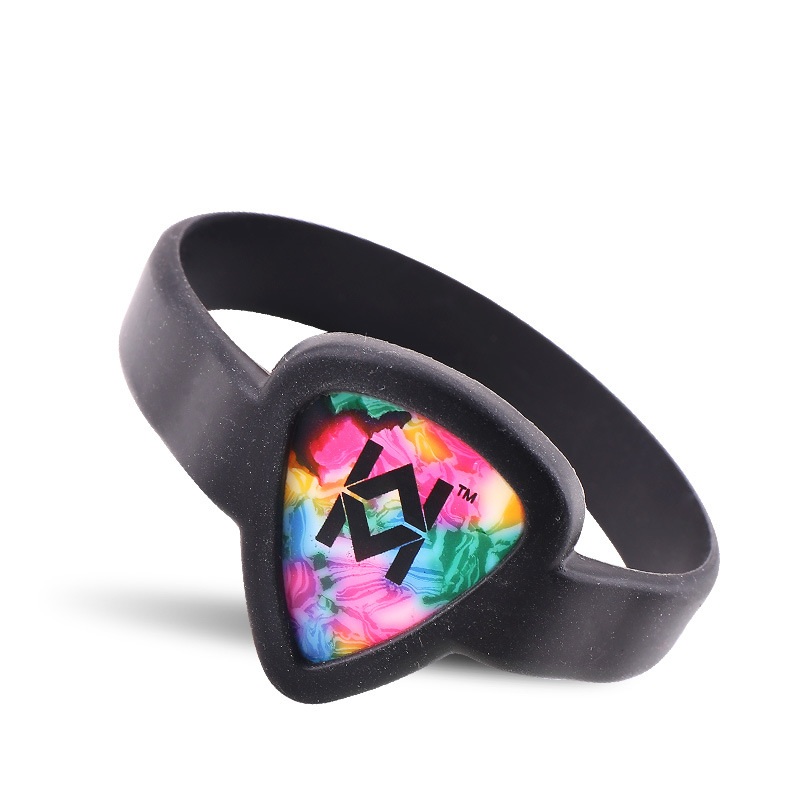 Bracelet pour médiator - modèle noir