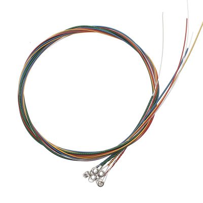 Cordes Guitare acoustiques colorées couleur arc-en-ciel