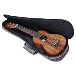 vue intérieure de la Housse pour Ukulele Style éthniques - 2 tailles au choix !