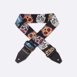Sangle en polyester crânes mexicains