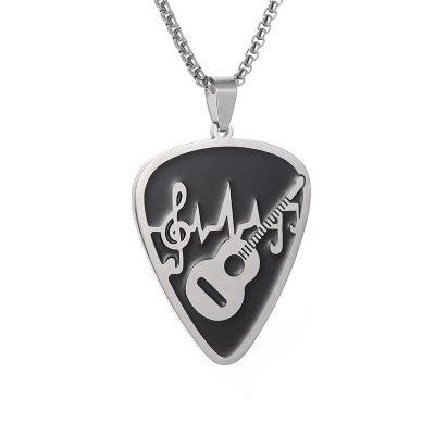 Magnifique Gros pendentif médiator en métal