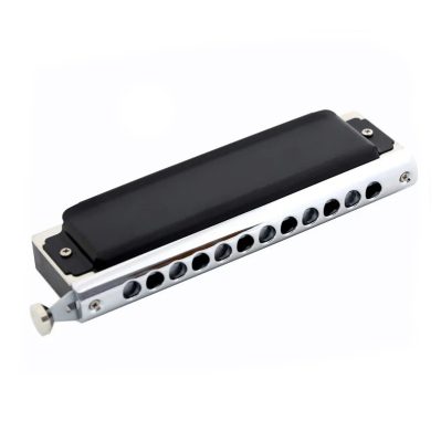 détails Harmonica chromatique 12 trous
