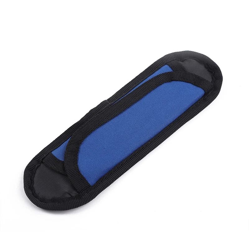 Coussin d’épaule pour sangle de guitare amovible anti-dérapant - couleur bleu foncé
