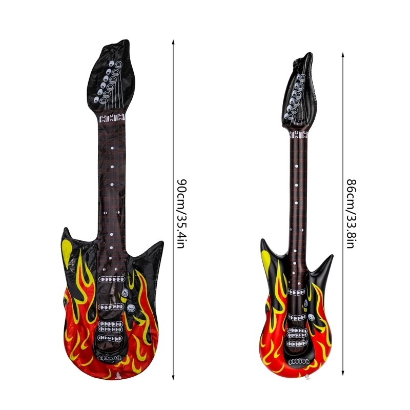 dimensions Guitare électrique Gonflable