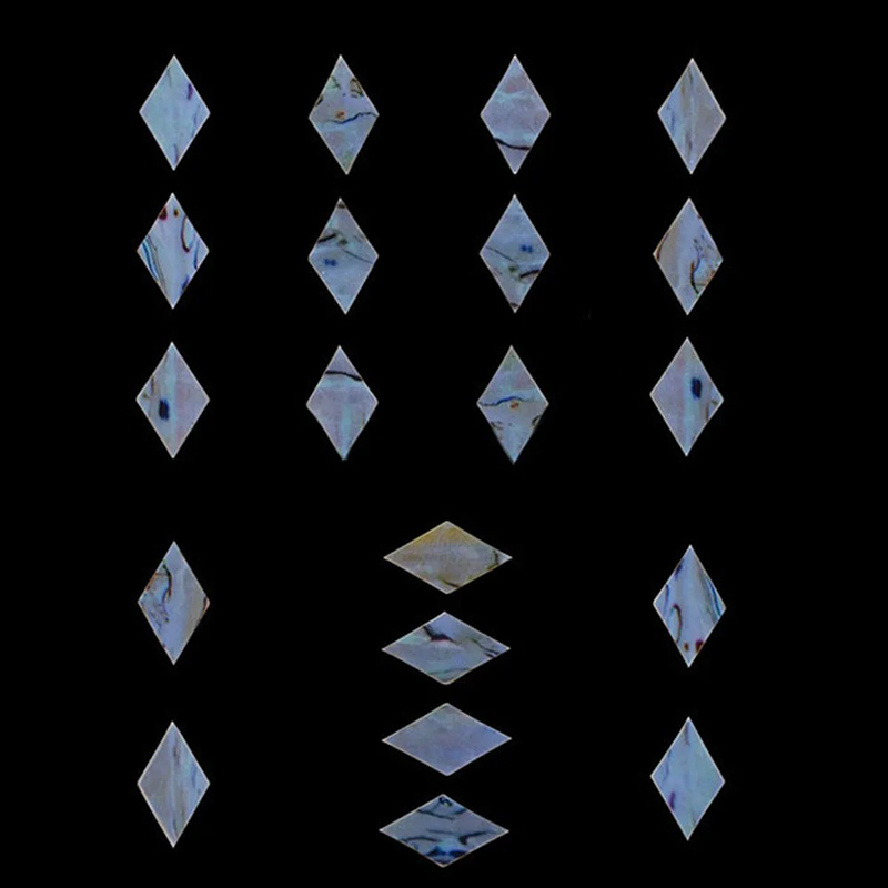 Détails Marqueurs de Fretboard à motif Losanges