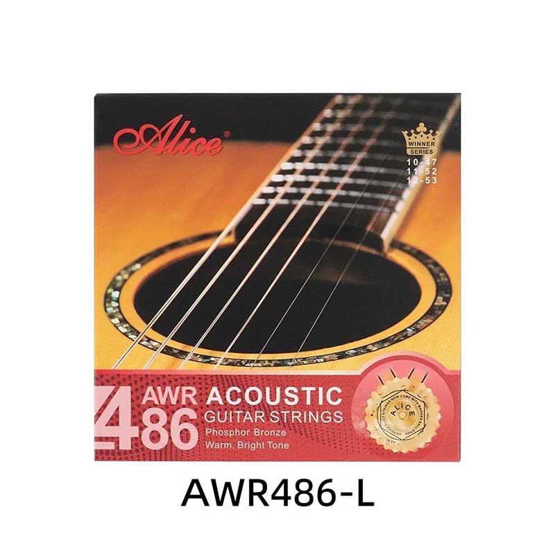 Léger Cordes pour Guitare Acoustique - Bronze Phosphore, Chaud, Son Clair, Revêtement Poli Nano