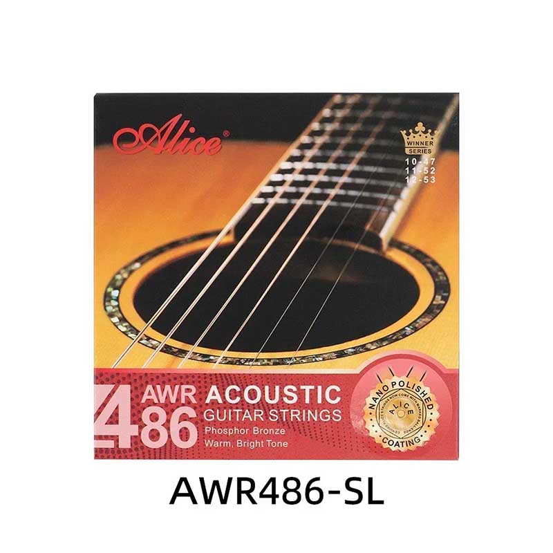 Super Léger Cordes pour Guitare Acoustique - Bronze Phosphore, Chaud, Son Clair, Revêtement Poli Nano