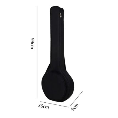 Dimensiones de la Funda para Banjo de 5 Cuerdas - Protección Acolchada con Correas Ajustables