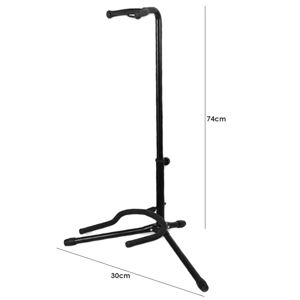 Dimensions du Support Guitare Pliable en Métal - Sécurisé et Ajustable