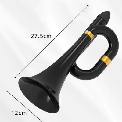 Dimensions du Kazoo Métal Professionnel Black Brass