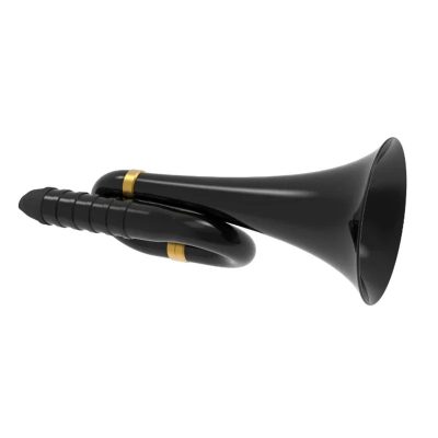 Vue complète du Dimensions du Kazoo Métal Professionnel Black Brass