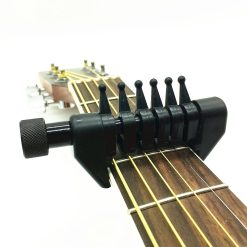 Avant Capodastre Guitare à Pression Sélective - Réglage Indépendant des Cordes