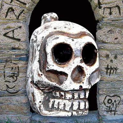 Avant Ocarina Cráneo Humano Silbato de la Risa Macabra