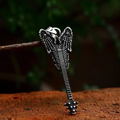 Colgante de Guitarra Rock Metal - Garra Esquelética