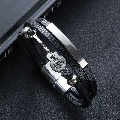 Bracelet Guitare Nashville couleur Noir