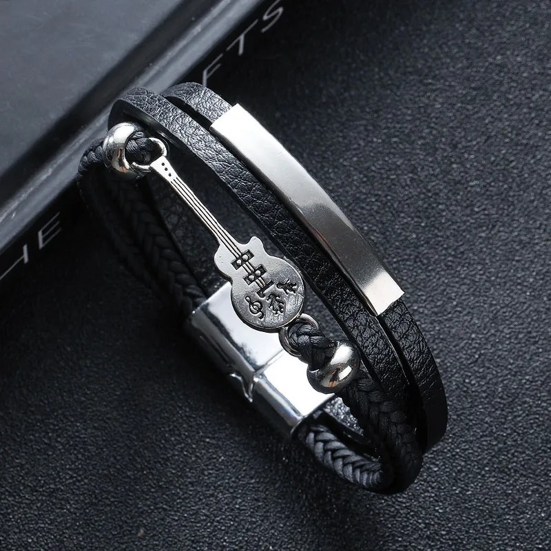 Bracelet Guitare Nashville couleur Noir