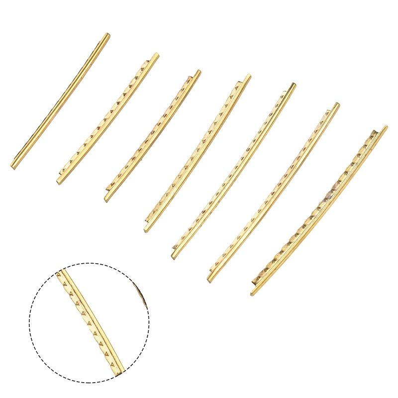 Details Fils de Frettes en Laiton pour Lutherie (Set Complet)